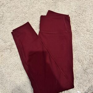 Lululemon Burgundy Leggings